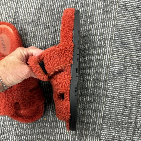 HERMES CHYPRE SANDALS TEDDY - Picture 4 of 11